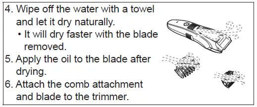 Panasonic ER-GB62 AC Rechargeable Beard and Hair Trimmer-39