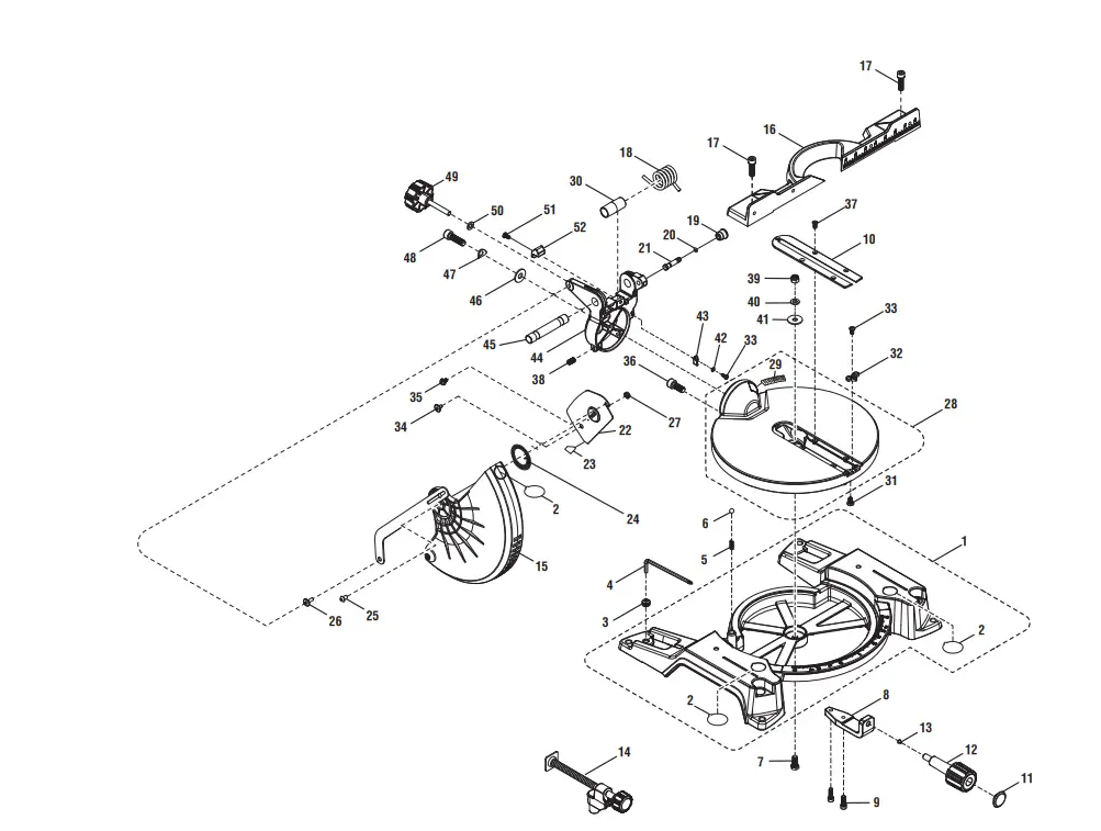 RYOBI TS1345L 10 in. Compound Miter Saw fig 3