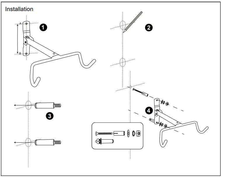 CONRAD-2498550-Bicycle-Wall-Holder-Frame-1