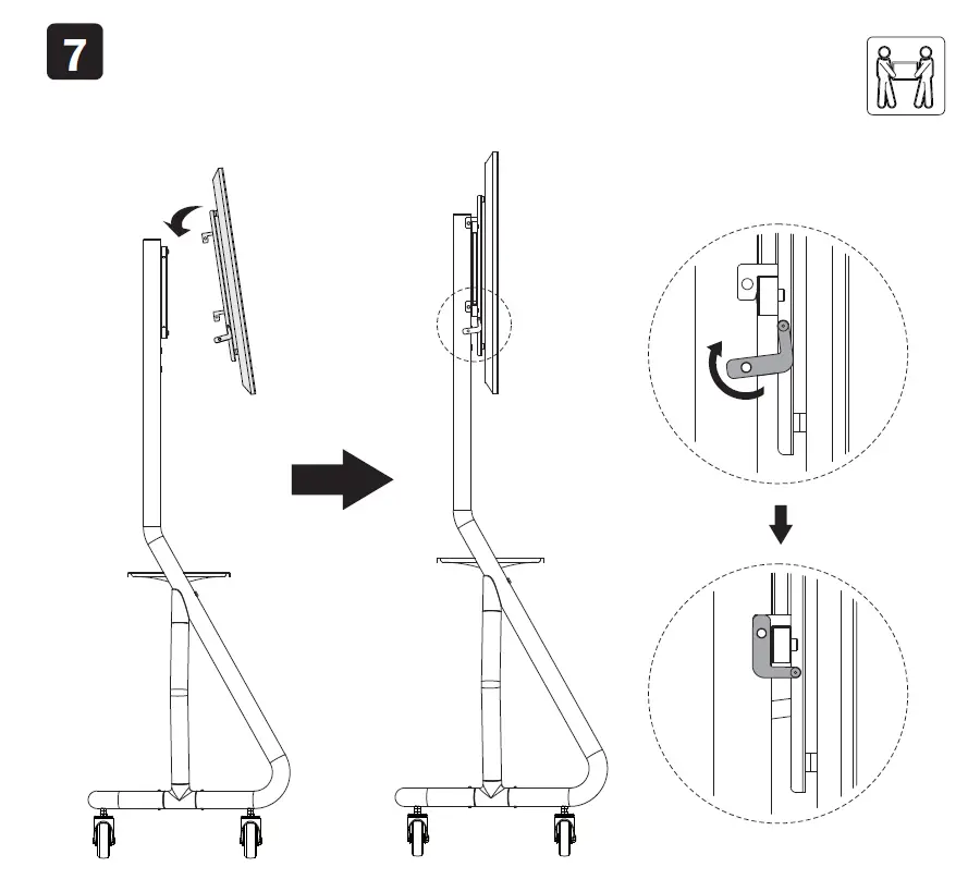 TRIPP-LITE DMCS60105HDS Heavy-Duty Streamline Mobile Cart fig 11