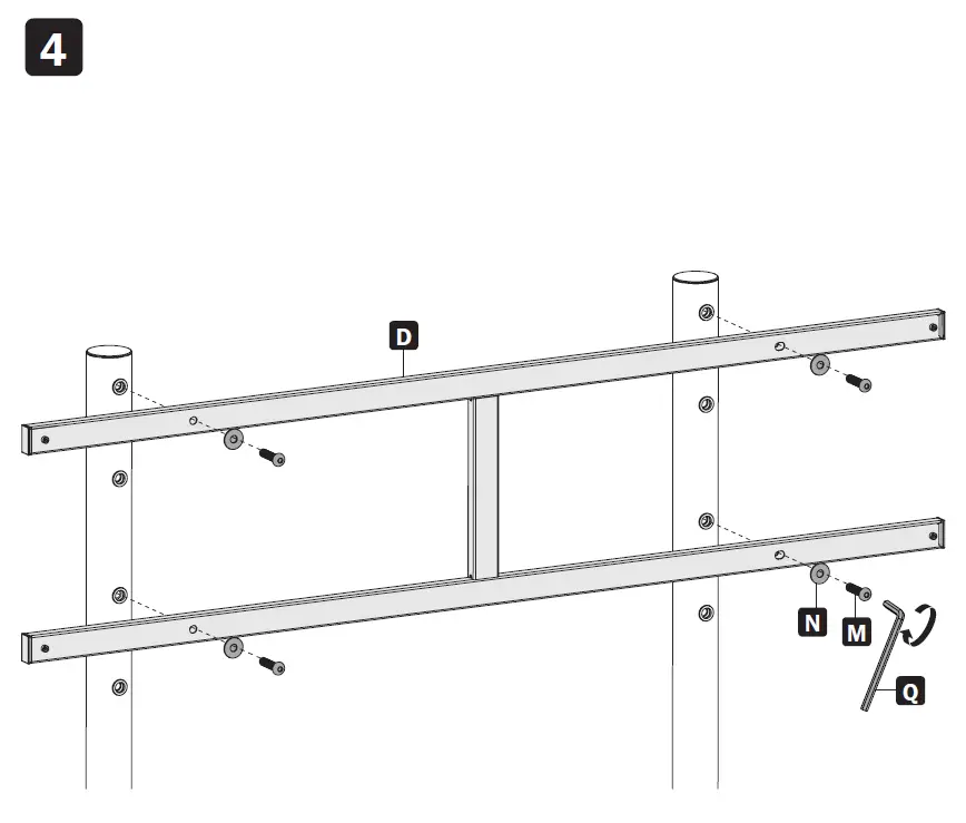 TRIPP-LITE DMCS60105HDS Heavy-Duty Streamline Mobile Cart fig 7
