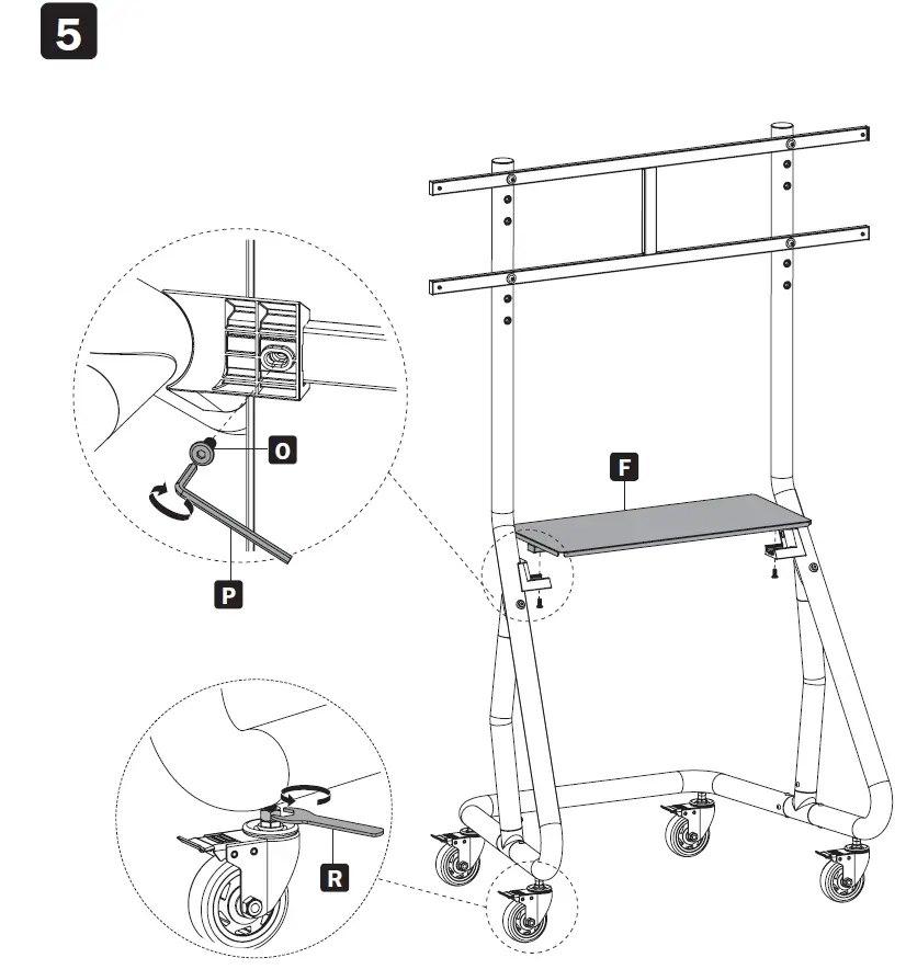 TRIPP-LITE DMCS60105HDS Heavy-Duty Streamline Mobile Cart fig 8