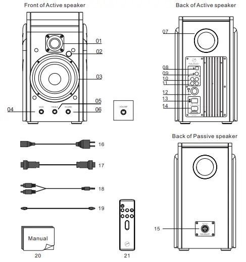 HiVi-Swans-M200MKII-WiFi-Bluetooth-Bookshelf-Speakers-fig-2