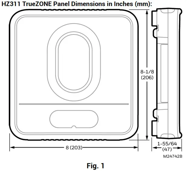 resideo HZ311K True ZONE fig1