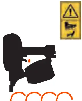 haubold RNC45R Pneumatic Coil Roofing Nailer - fig 3