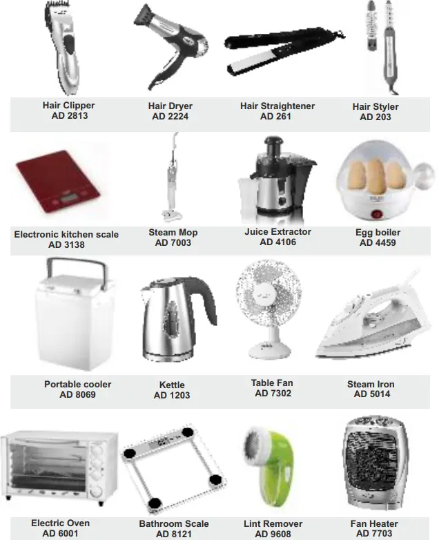 ADLER AD 2832 Cordless or Corded Hair Clipper - Fig 1