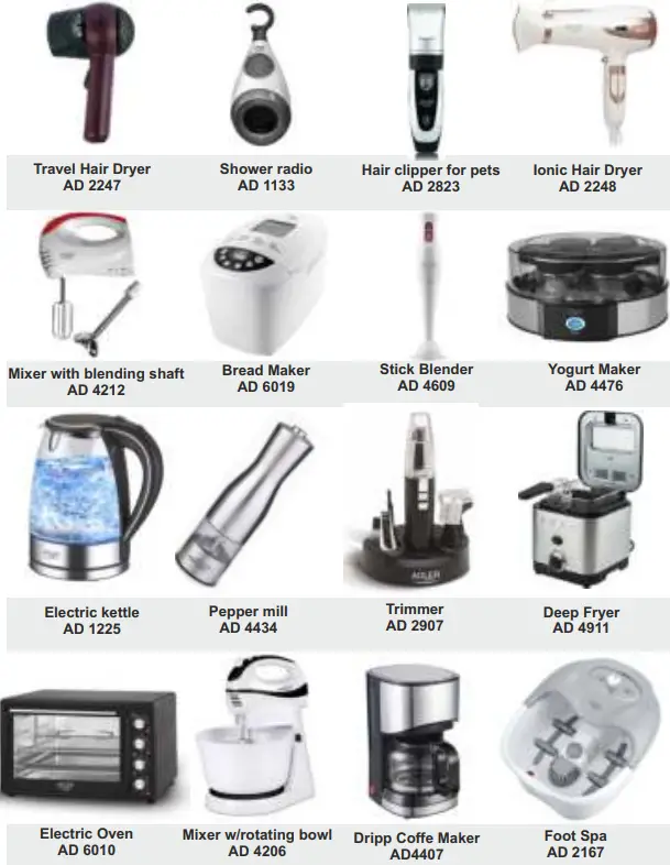 ADLER AD 2832 Cordless or Corded Hair Clipper - Fig 2