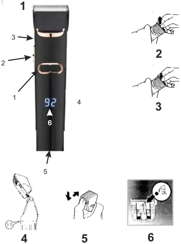 ADLER AD 2832 Cordless or Corded Hair Clipper - Overview