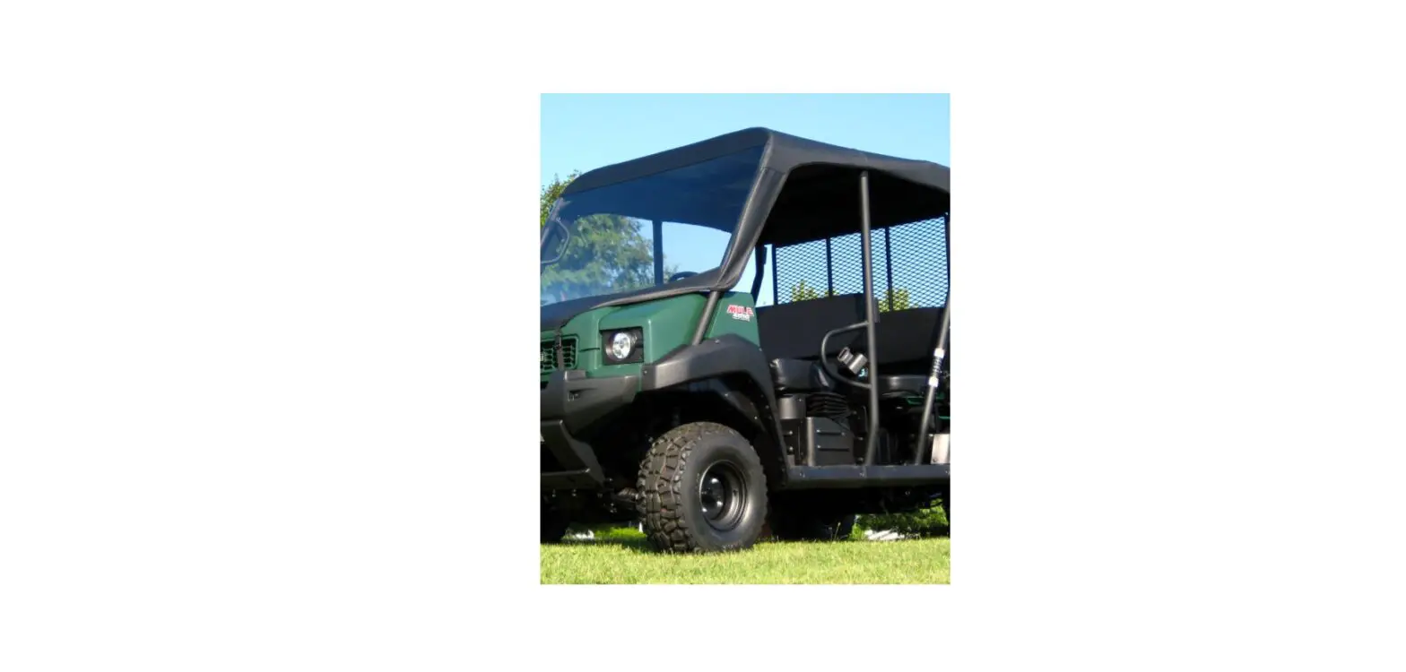 Falcon Ridge Kaw-3010trans-wtc01 Mule 3010 & 4010 Trans Soft Windshield & Top Instruction Manual