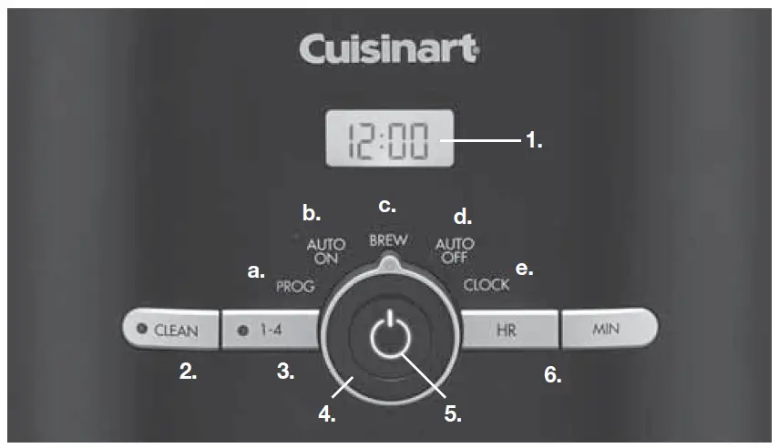 Cuisinart DCC-1120 Series 12 Cup Classic Coffee Maker fig 3