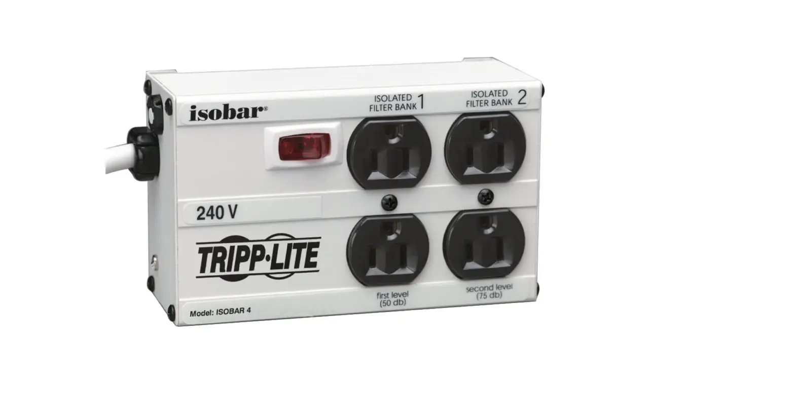 Tripp Lite Ib4-6/220 Surge Protector Power Strip Instruction Guide Tripp Lite Ib4-6/220 Surge Protector Power Strip Instruction Guide