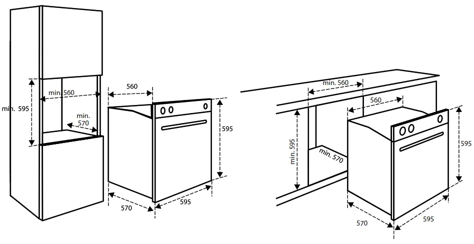 INVENTUM IOM6170RK Multifunctional Built-In Oven - 7