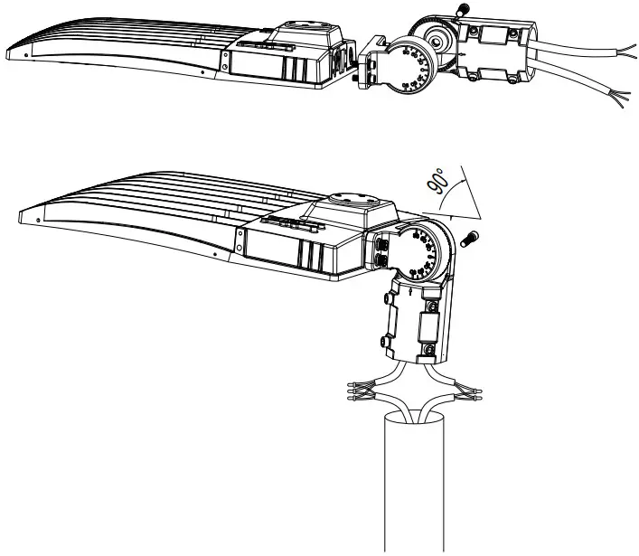 super bright LED PLLD4 LED Parking Lot Area Light - Figure 1