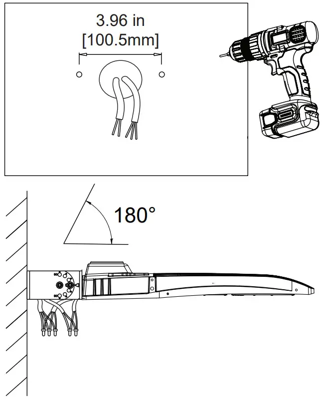 super bright LED PLLD4 LED Parking Lot Area Light - Figure 2