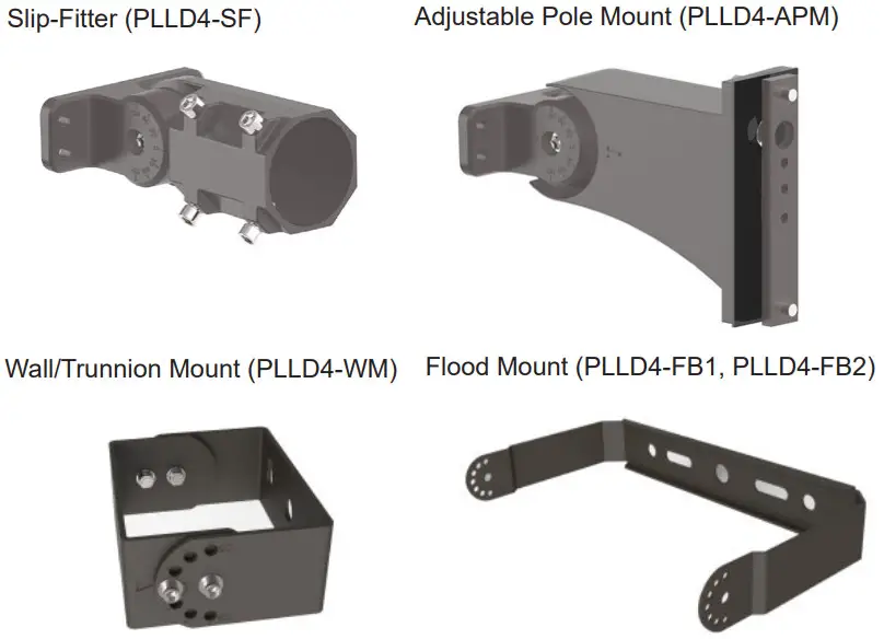 super bright LED PLLD4 LED Parking Lot Area Light - Mounting