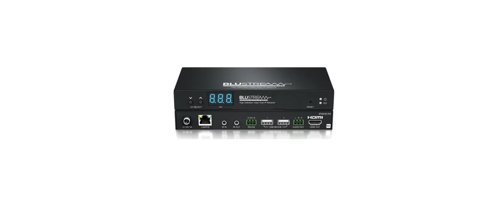 Blustream Ip50hd-rx High Definition Video Over Ip Receiver User Manual