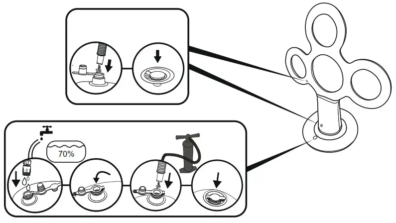 Kmart 43055197 Inflatable Flying Disc Game - Cover