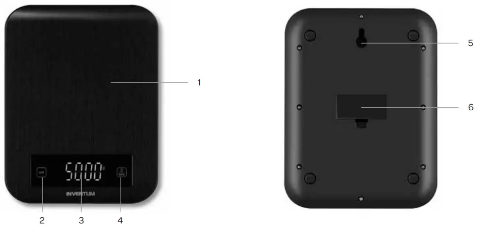 INVENTUM WS308B Kitchen Scale-fig2
