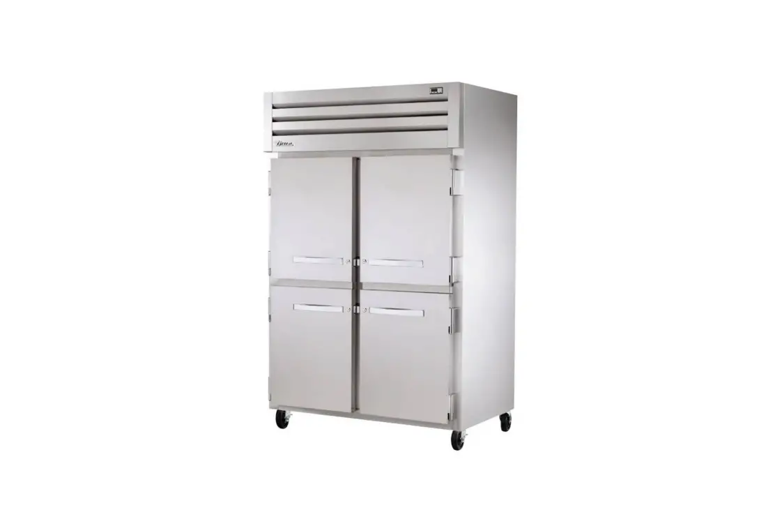 True Stg2h-4hs Two Section Reach-in Solid Half Swing Door Mobile Heated Cabinet Installation Guide