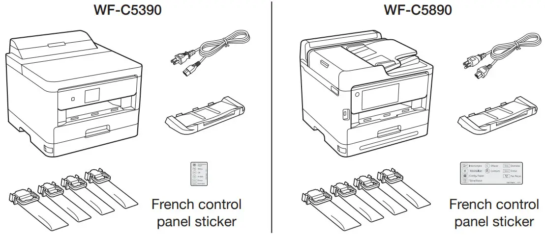 EPSON WF C5390 Business Printer - FIGURE 1