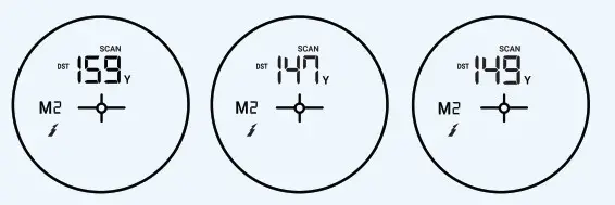 Shot Scope Pro XL Laser Rangefinder with Slope - Golf Mode M2