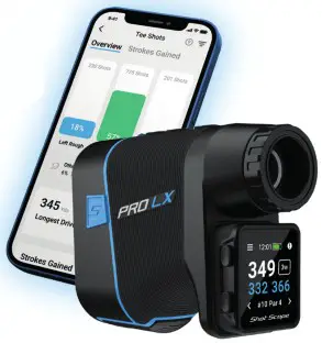 Shot Scope Pro XL Laser Rangefinder with Slope - Performance Tracking