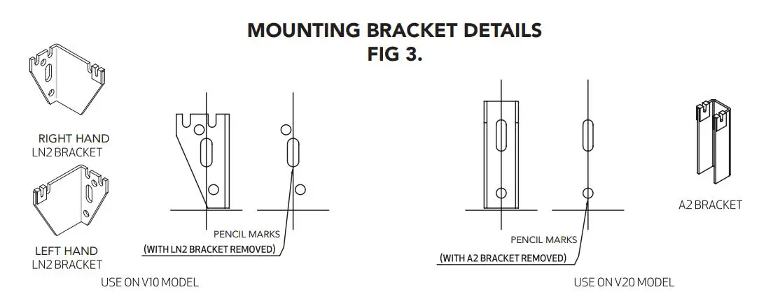 Myson Decor Vertical Flat Tube Radiator V10 and V20 User Guide - Figure 3