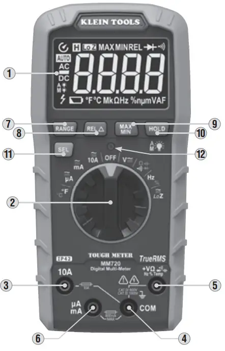 KLEIN TOOLS MM720 Auto Ranging Digital Multimeter - fig2