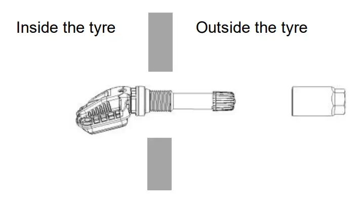 Baolong Huf Shanghai Electronics TMSS5B5 TPMS Sensor - fig 1