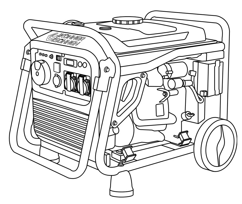 K NNER S HNEN 4100iE Digital Inverter Generator