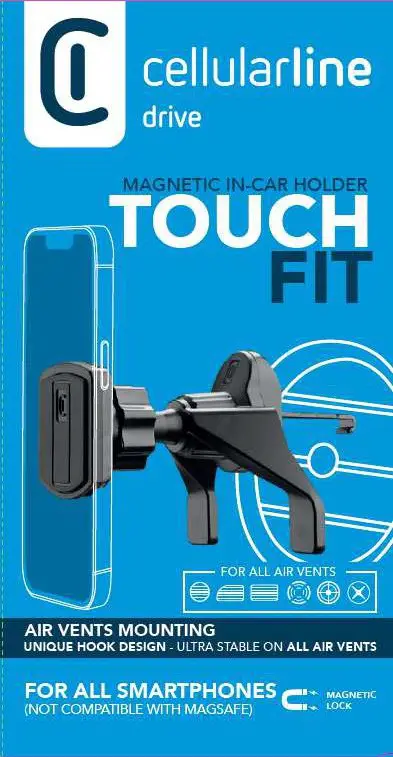 cellularline MAG4HOLDERVENTK Touch Fit Phone Holder - Packaging
