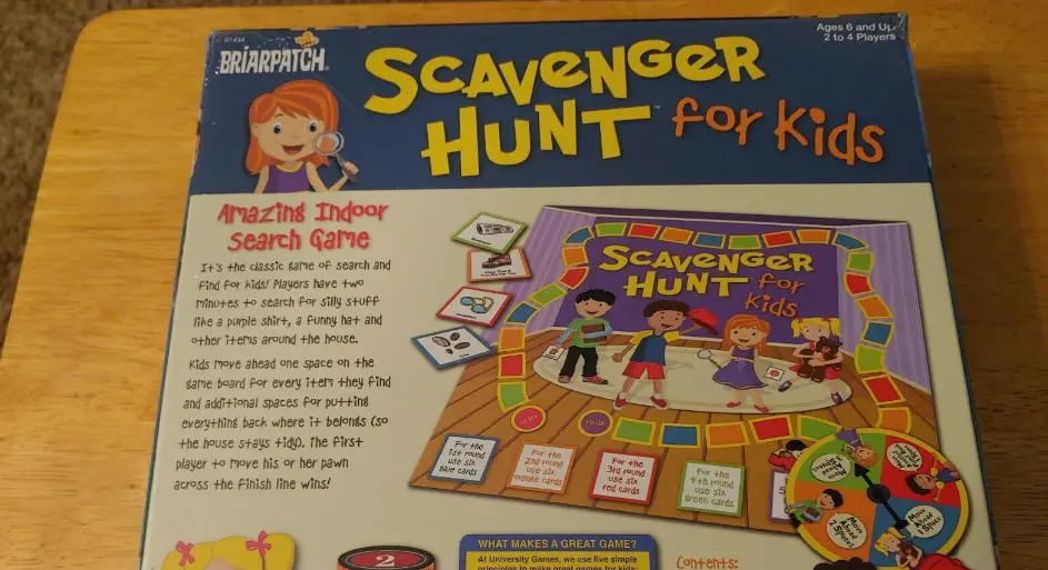 Briarpatch 00726 Scavenger Hunt Activity Game User Manual Briarpatch 00726 Scavenger Hunt Activity Game User Manual