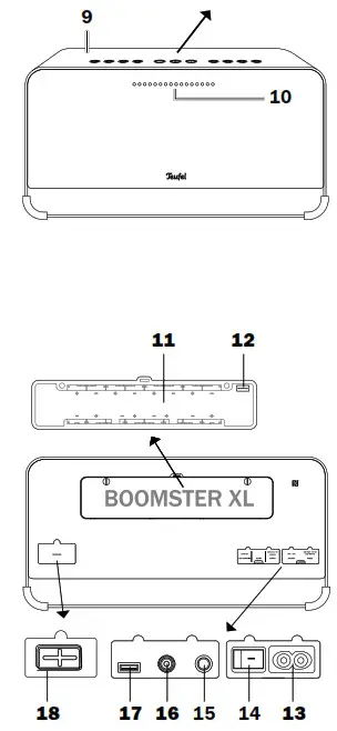 Teufel BOOMSTER XL Mobile active Bluetooth Speaker with Integrated FM Radio - fig4