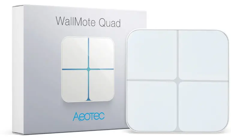 AEOEZW130 WallMote Quad Remote with 4 Buttons