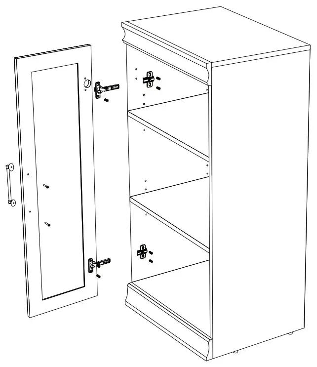 CLOSETMAID 4594 4595 4611 4613 Door Kit - fig6
