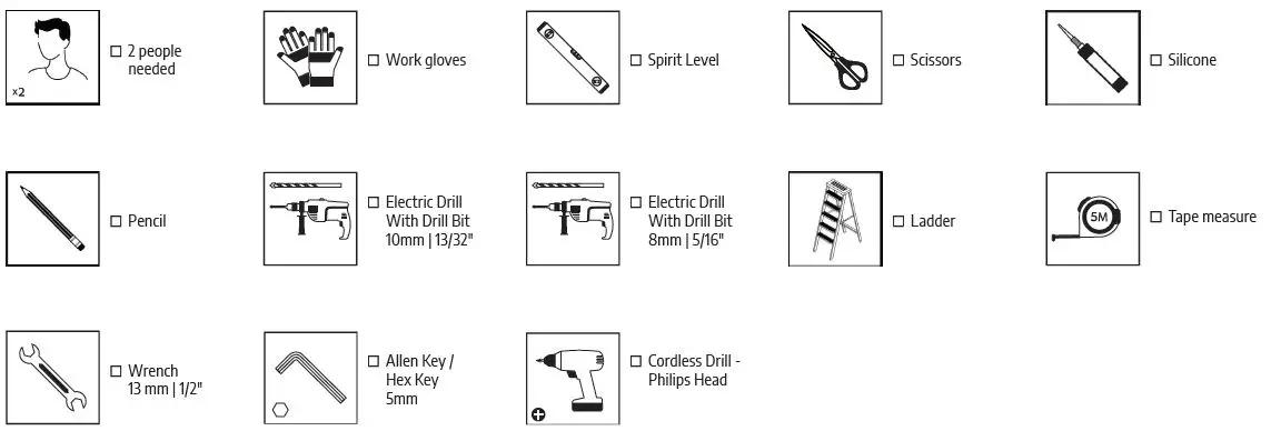 CANOPIA-Door-Awning-Connector Kit-1