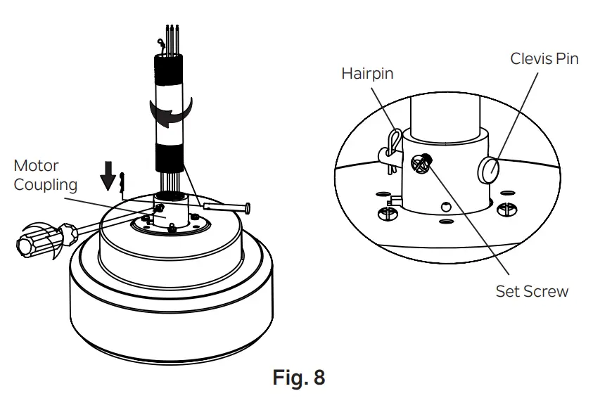Hanging The Motor Assembly