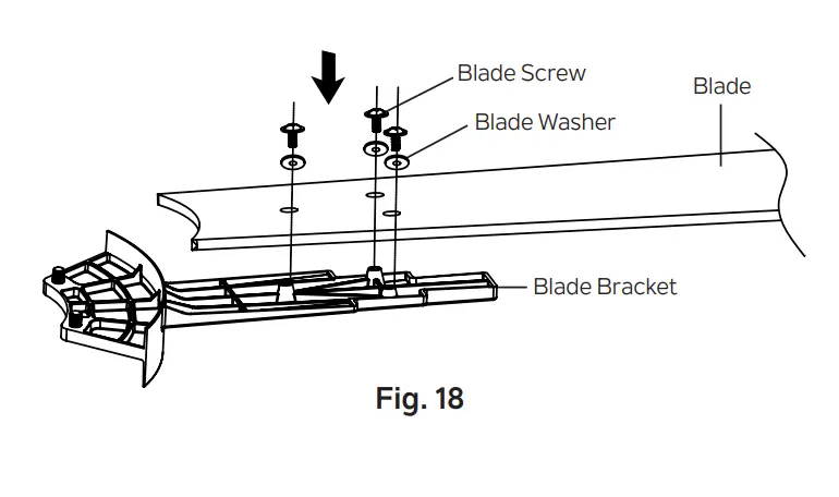 Attaching The Fan Blades