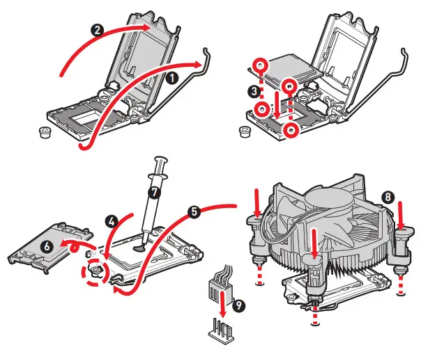 msi Z590 PRO Wi-Fi Z590-A PRO Motherboard CPU Socket