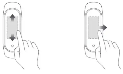 AMAZFIT TE3HH5RWFD Band 5 Fitness Tracker - Function navigation operations
