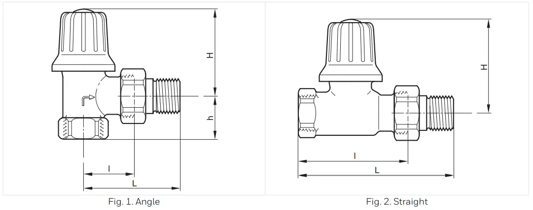 Honeywell Home V2605 Radiator Valves -