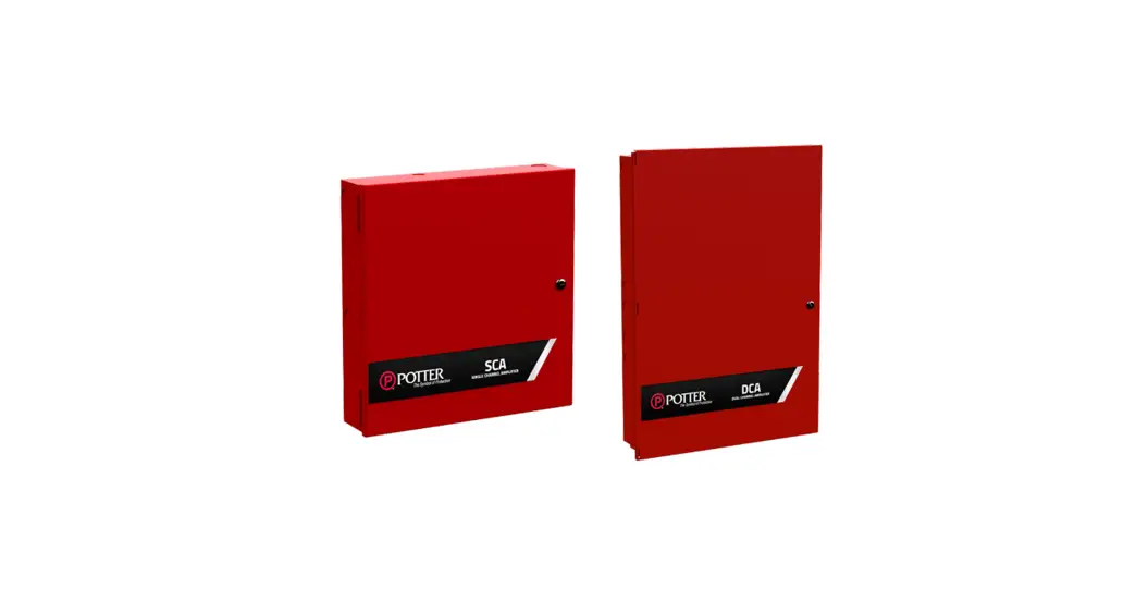 Potter Sca-dca Single-dual Channel Amplifiers Owner's Manual