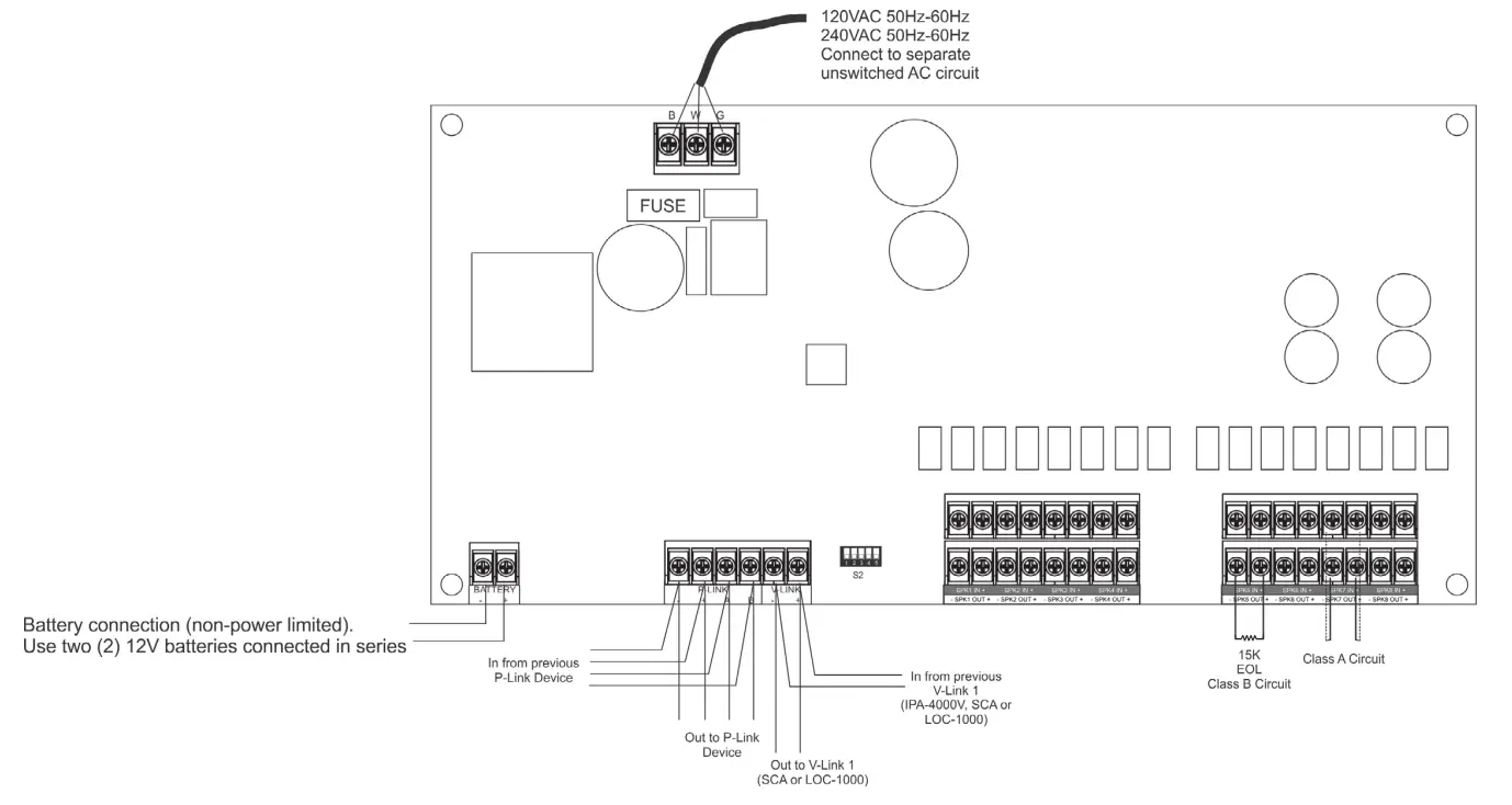 POTTER SCA-DCA Single-Dual Channel Amplifiers - Figure 1