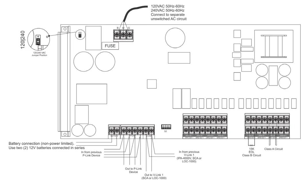 POTTER SCA-DCA Single-Dual Channel Amplifiers - Figure 2