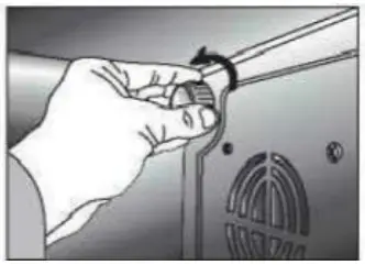 REPLACEMENT OF THE OVEN LIGHT LAMP