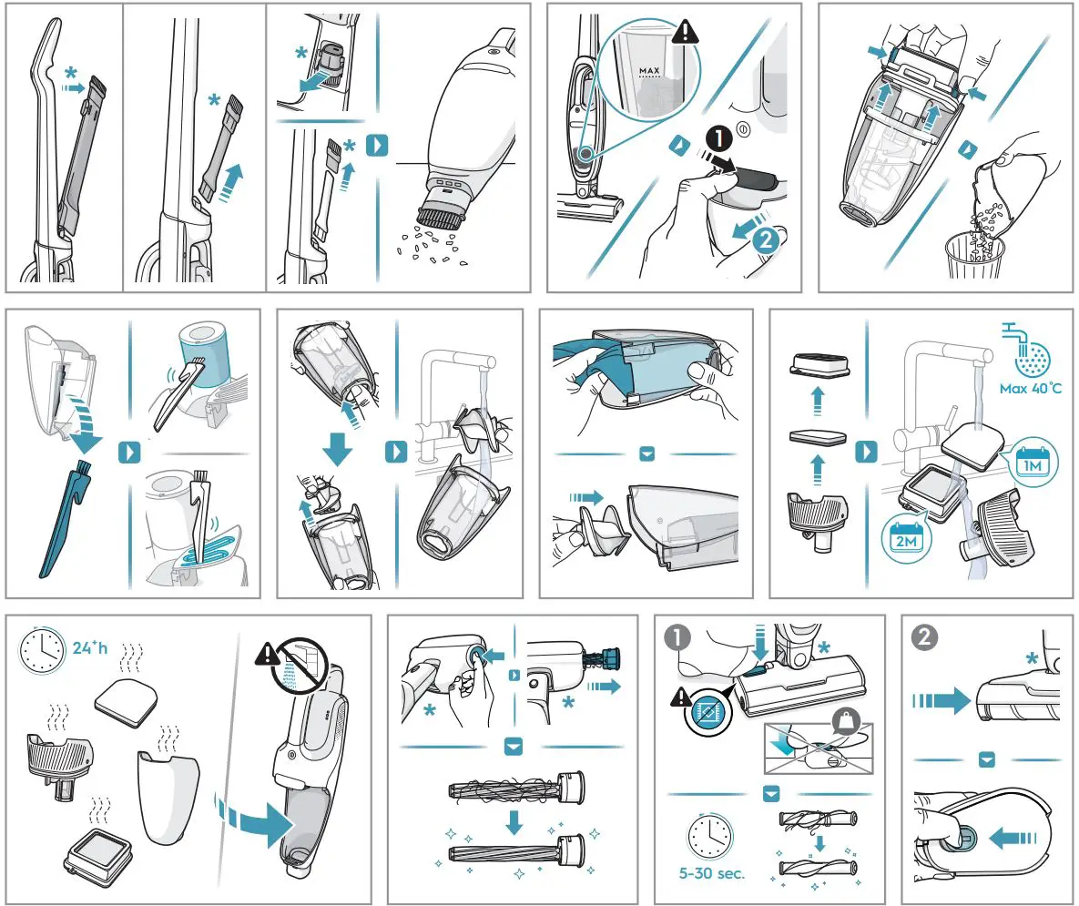 Electrolux-ES52B25WET-Hygienic-500-Cordless-Handheld-Vacuum-Cleaner-fig 3