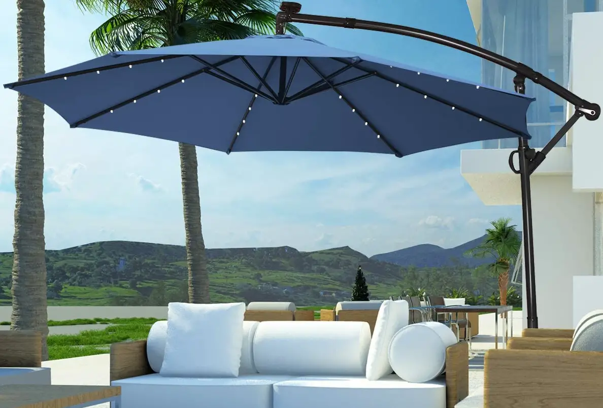 Shangri-la Slumbcntcha 3 Metre Cantilever Outdoor Umbrella User Guide