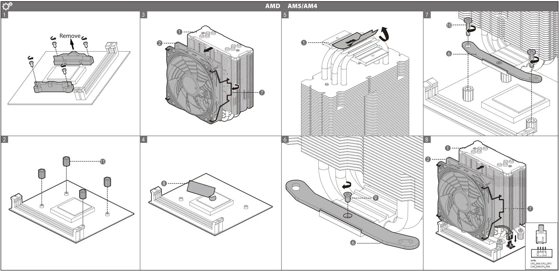 DEEPCOOL GAMMAXX 400 12mm Single Tower Cpu Cooler Instruction Manual - How to use