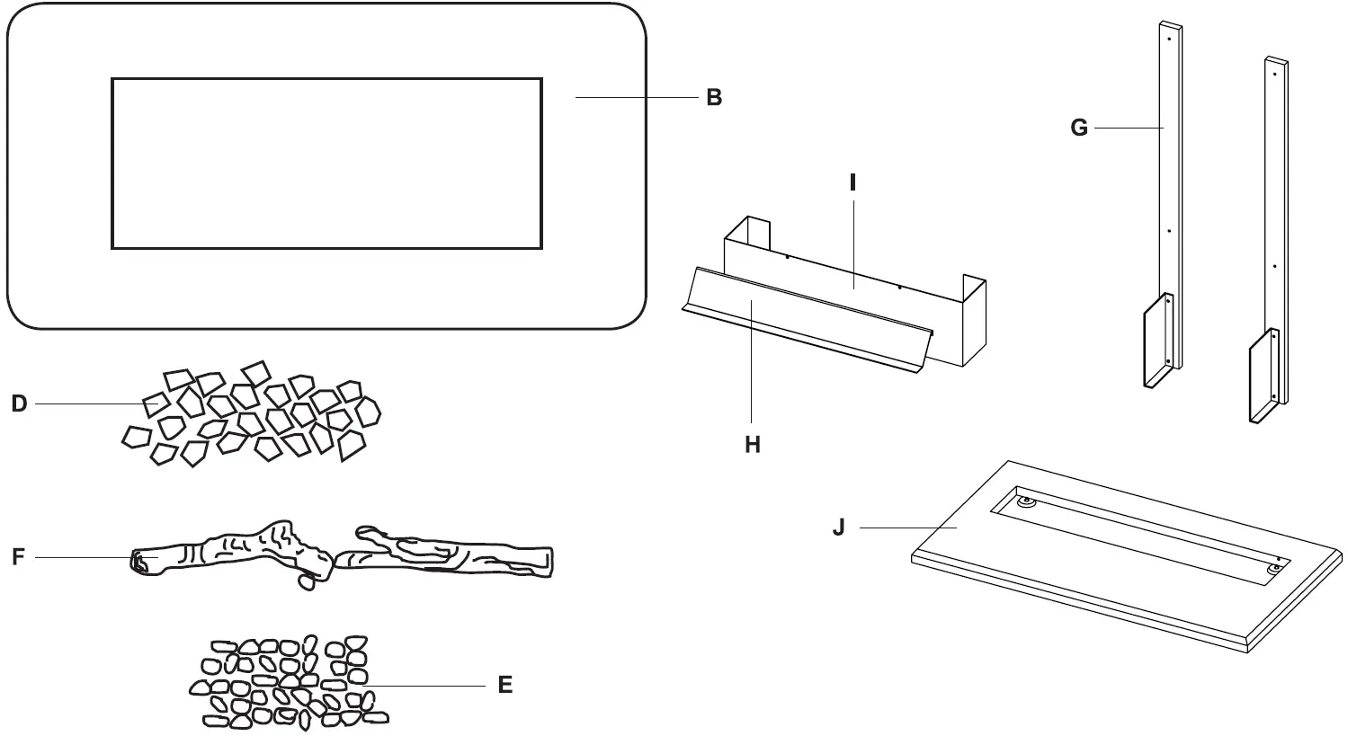 TURBRO INF36-W Electric Fireplace 09