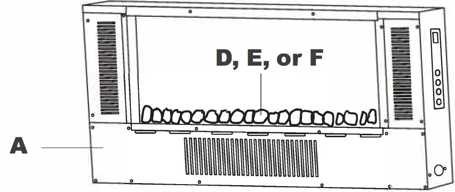 TURBRO INF36-W Electric Fireplace 17